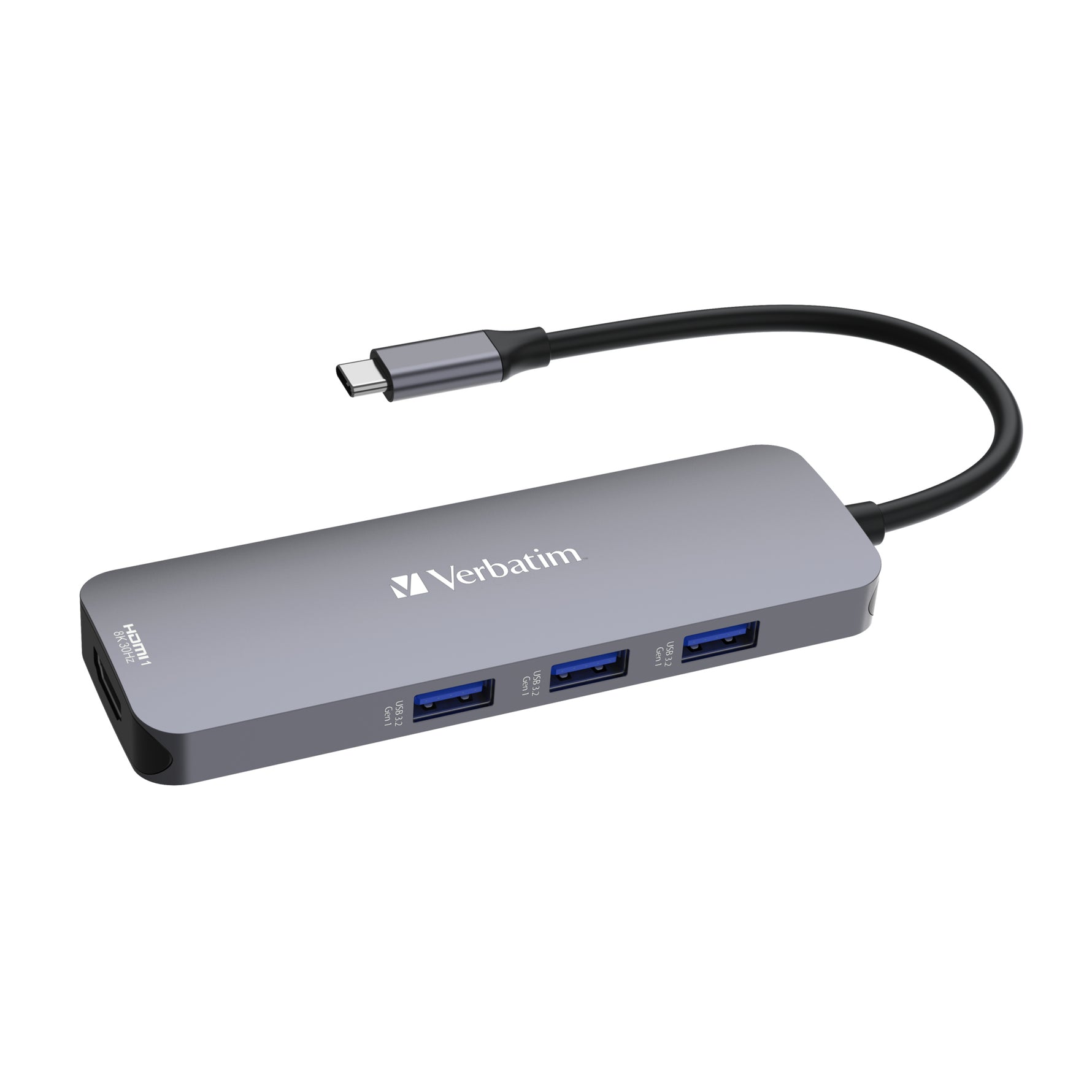 Verbatim USB-Hub CMH-08 85 W - Wiepa Bürofachpartner