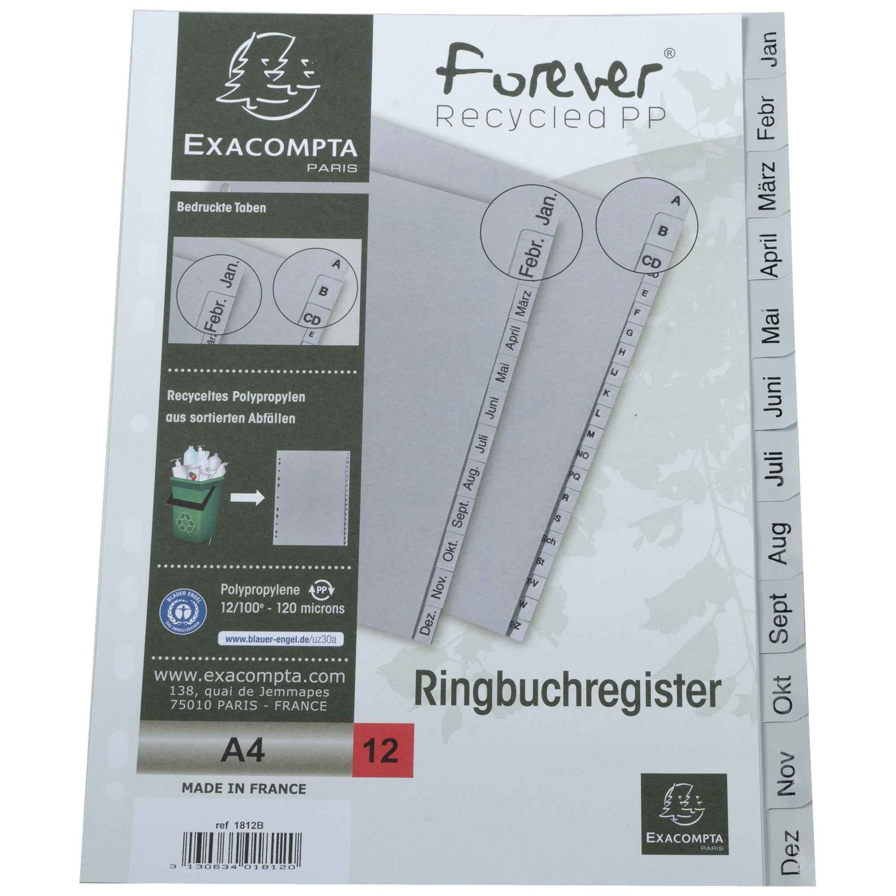 Exacompta Monatsregister Forever®