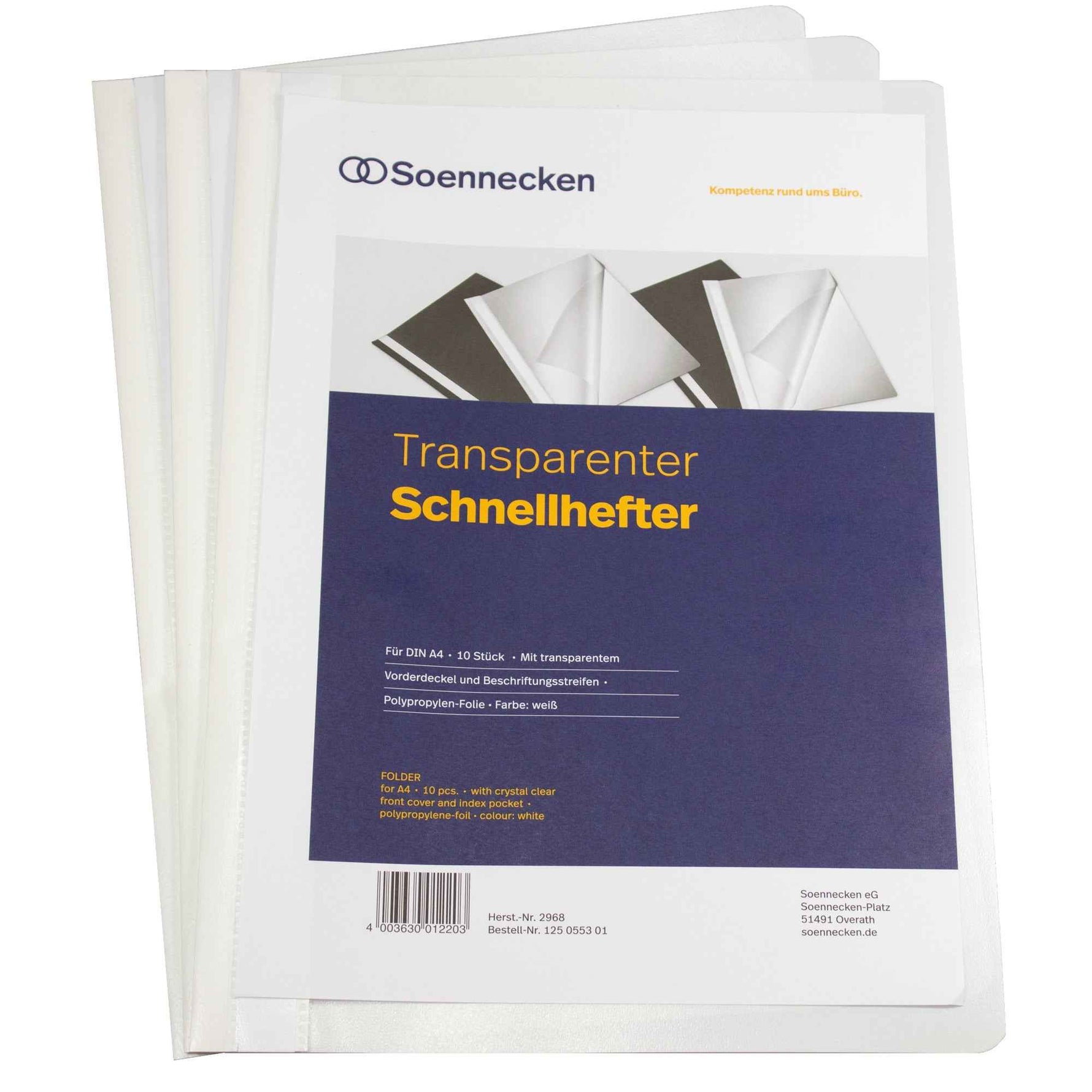 Soennecken Schnellhefter DIN A4 10 St./Pack.