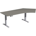 Geramöbel Schreibtisch Elevate Basic onyx silber – Produktbild 2