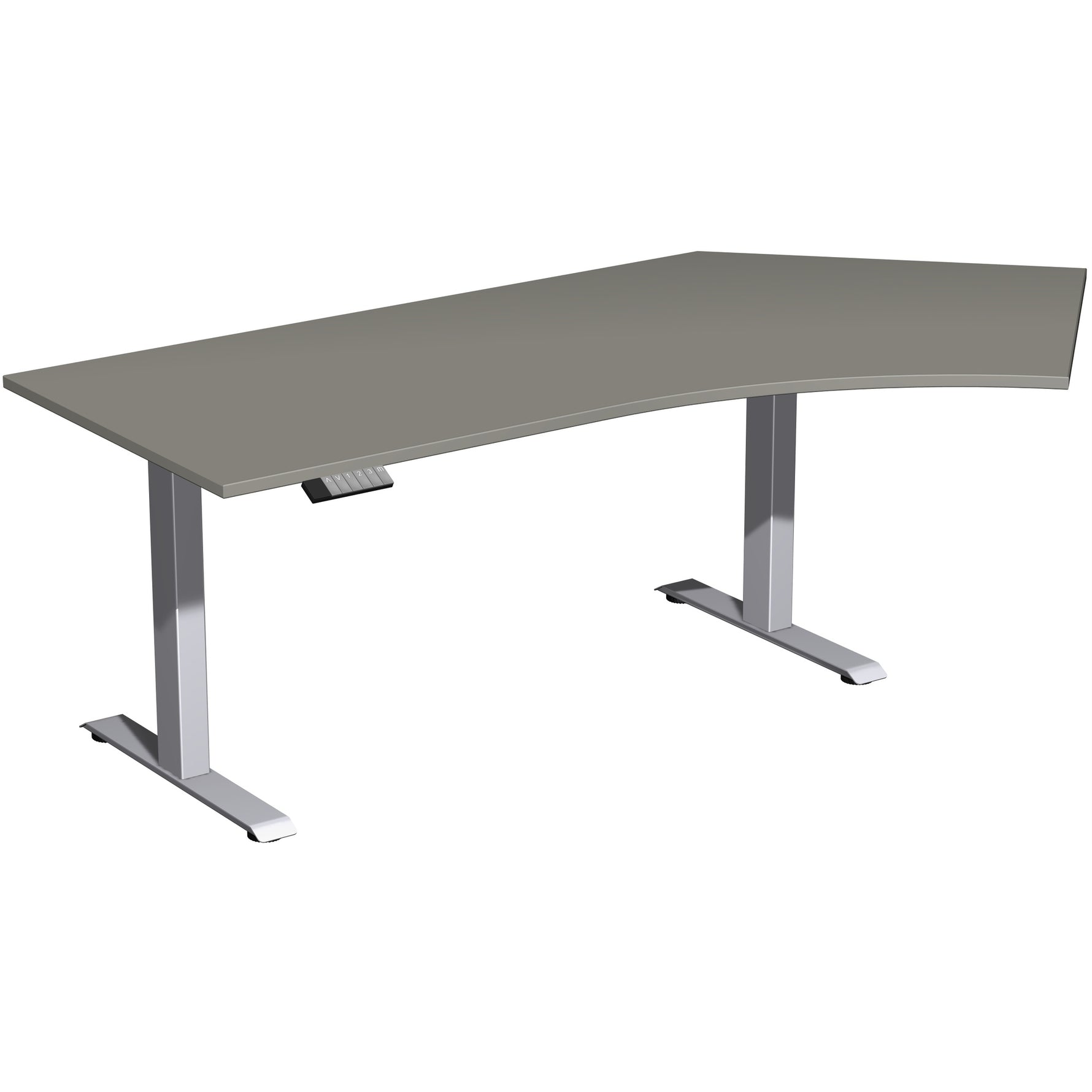 Geramöbel Schreibtisch Elevate Basic onyx silber – Produktbild 2