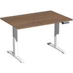 Geramöbel Schreibtisch Elevate Plus 1.200 x 630-1.280 x 800 mm (B x H x T) weiß – Produktbild 5