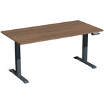 Geramöbel Schreibtisch Elevate Plus 1.600 x 630-1.280 x 800 mm (B x H x T) anthrazit – Produktbild 3