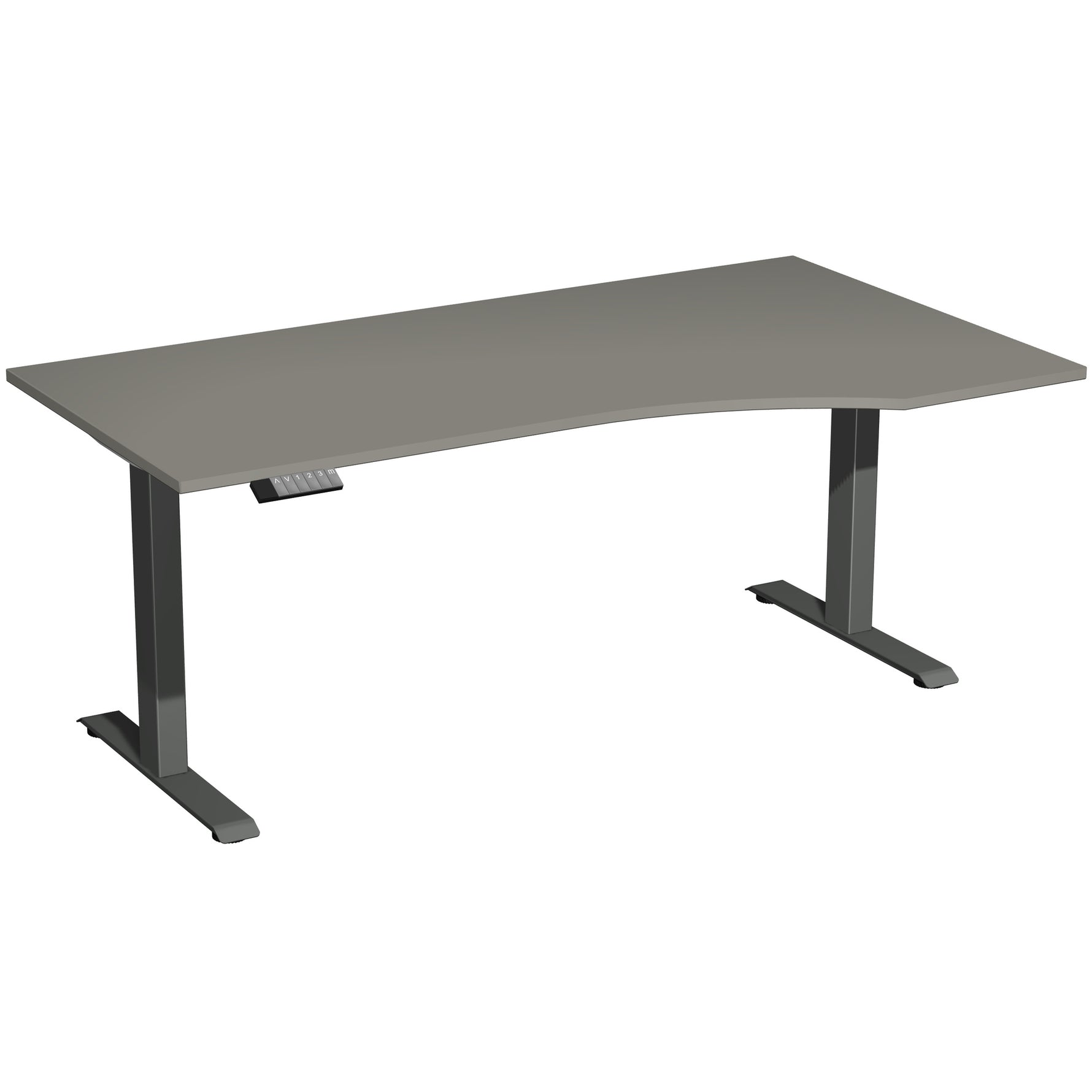 Geramöbel Schreibtisch Elevate Basic onyx anthrazit – Produktbild 2