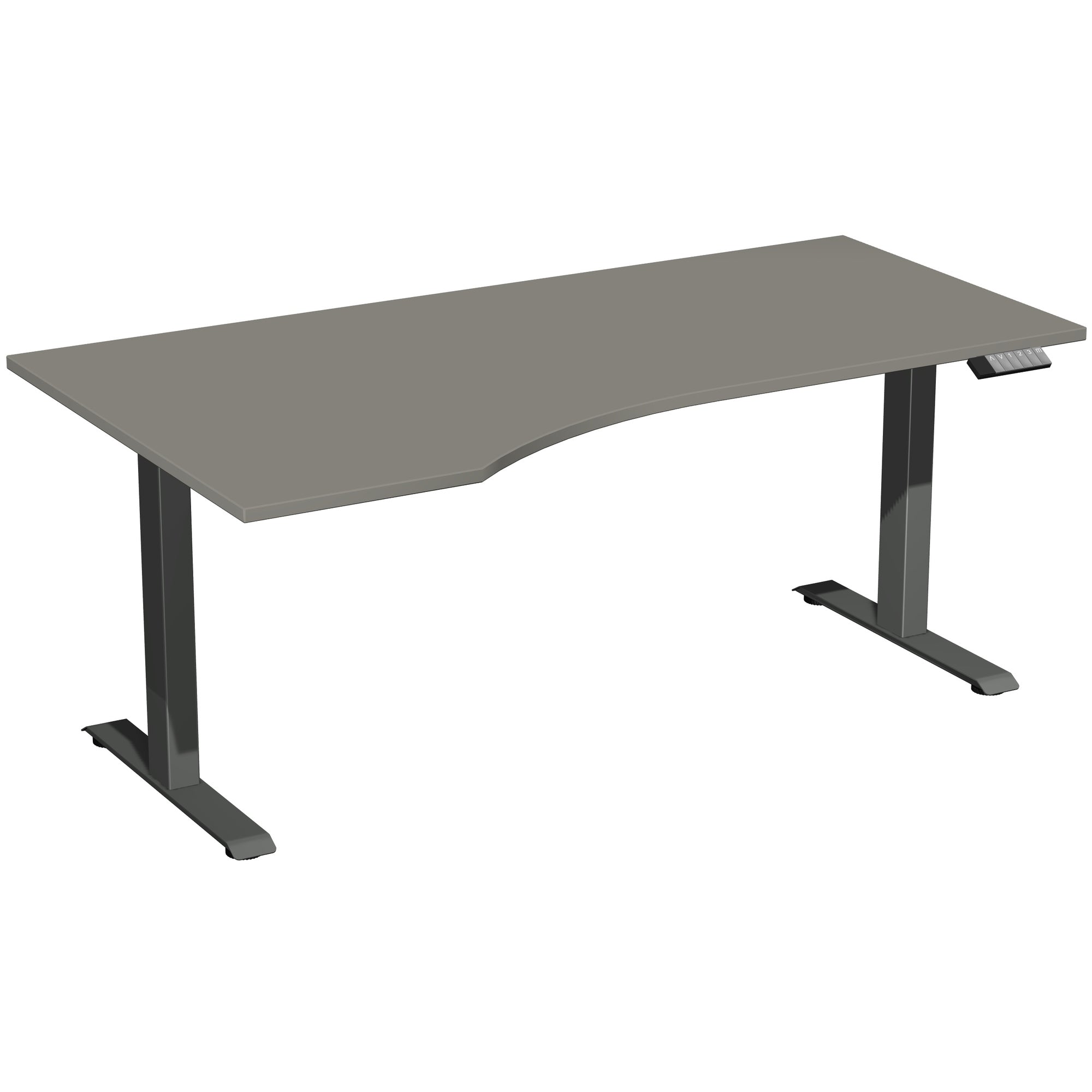Geramöbel Schreibtisch Elevate Basic onyx anthrazit