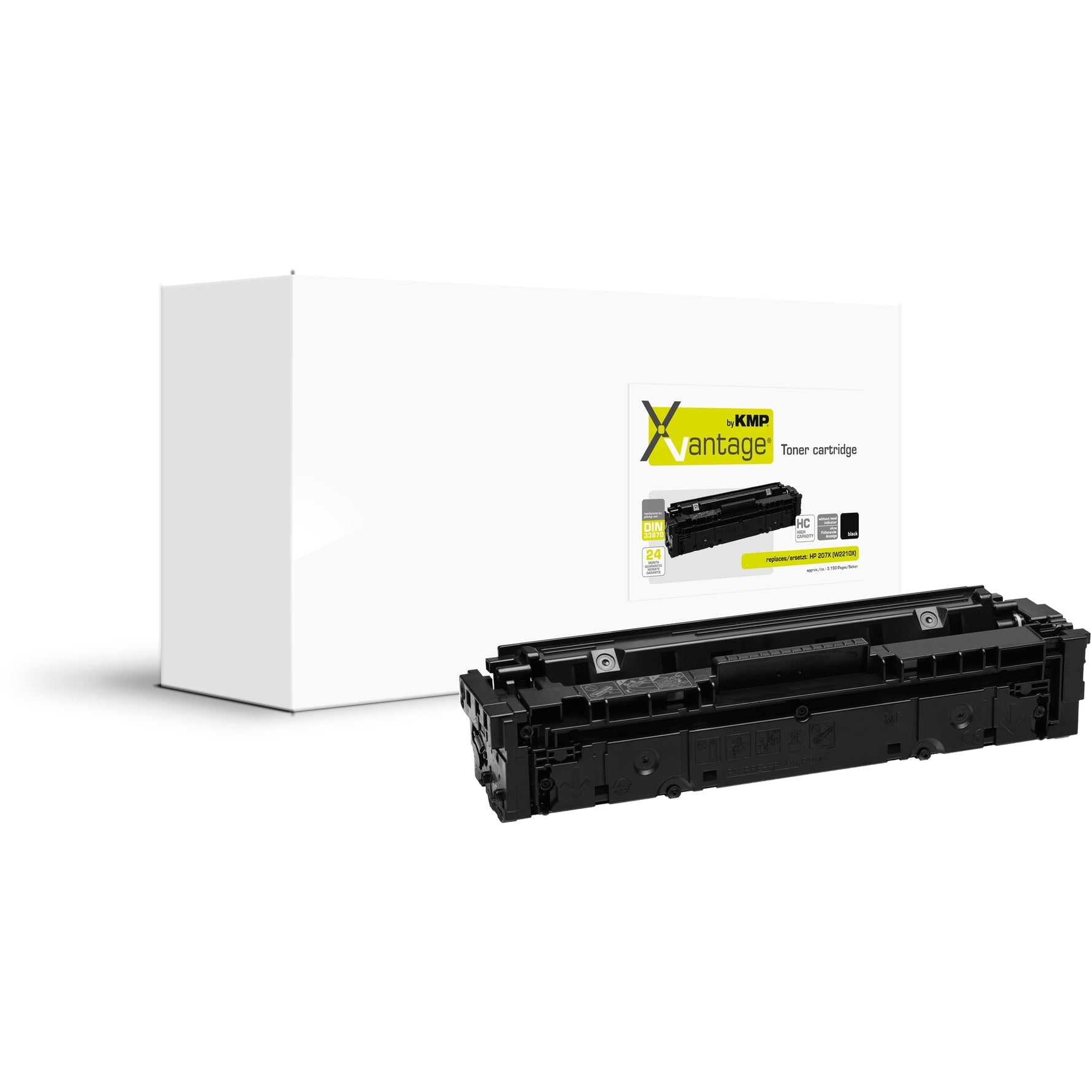 KMP Toner Kompatibel mit HP 207X schwarz - Wiepa Bürofachpartner