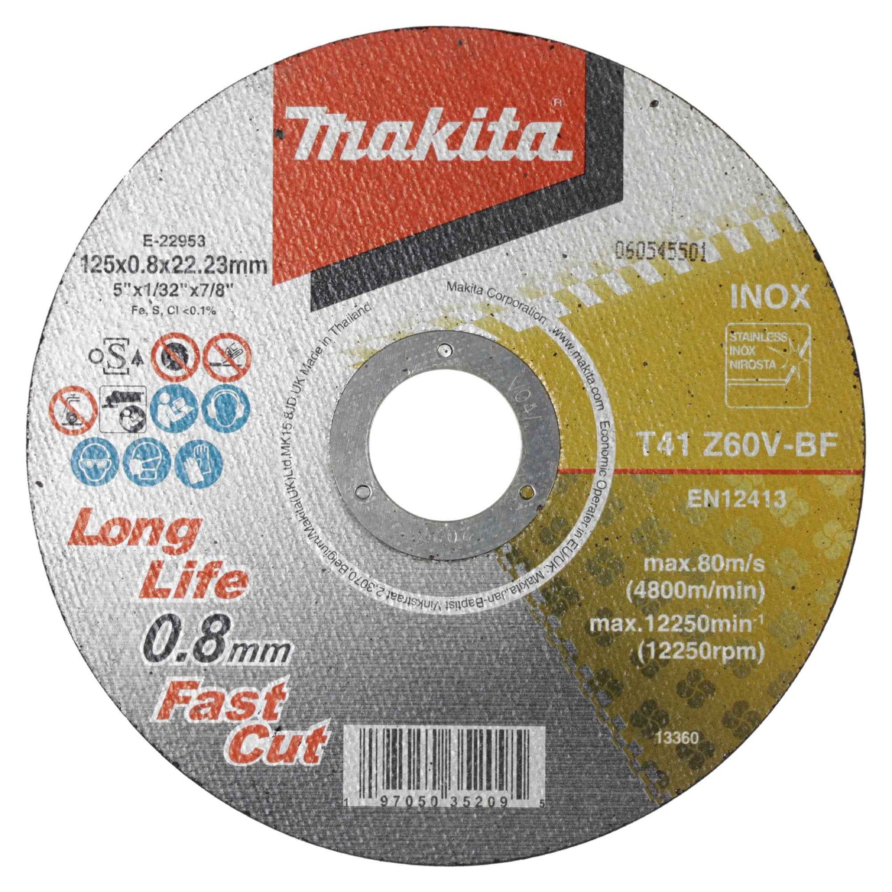 Makita® Zubehör Schleifgeräte INOX Winkelschleifer
