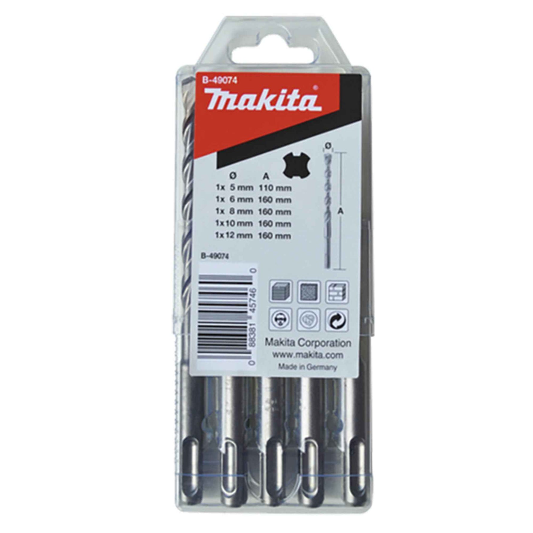 Makita® Bohrersatz V-PLUS Nr. 3 5 Teile