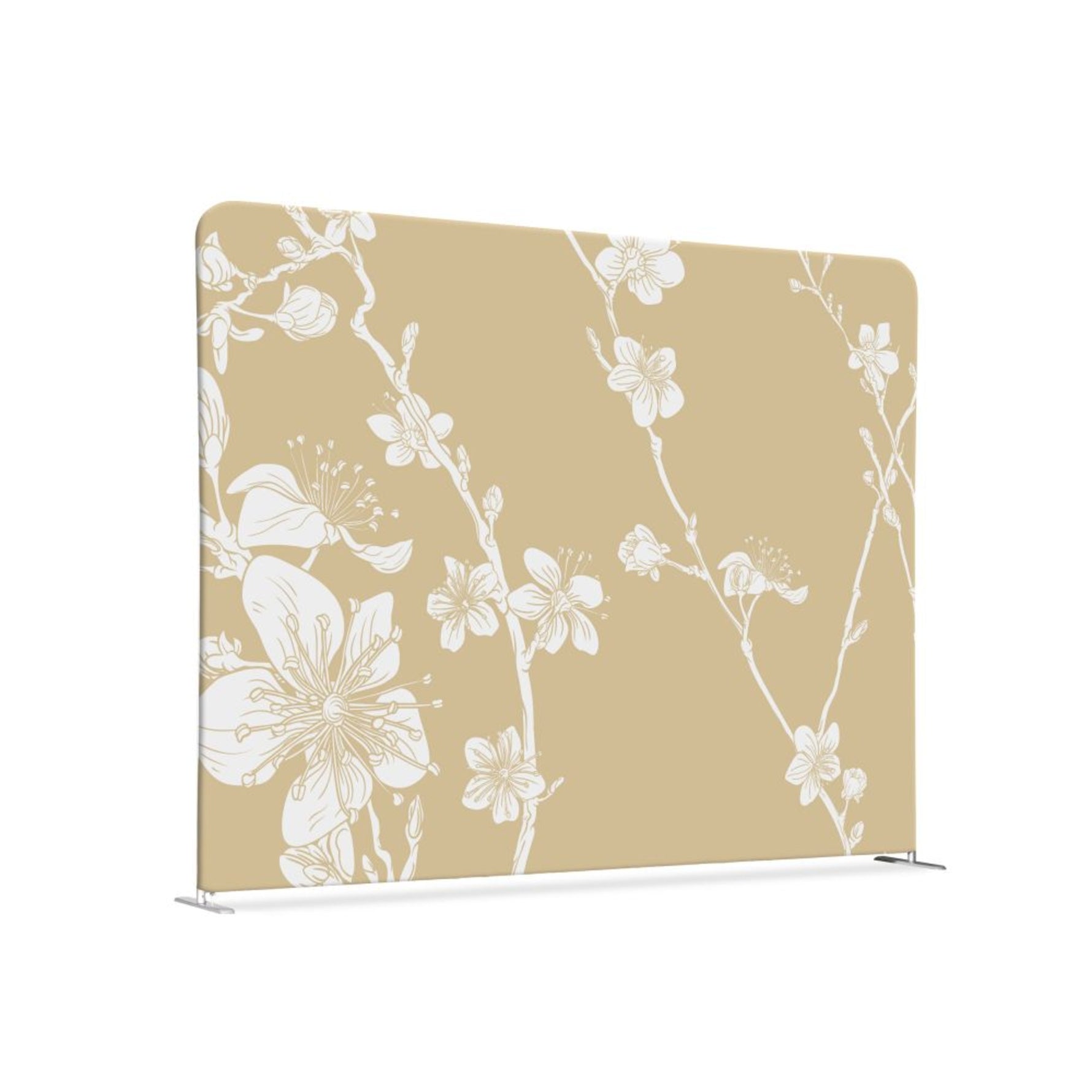 Showdown® Displays Trennwand Abstrakte Japanische Kirschblüte 200 x 150 x 45 cm (B x H x T) – Produktbild 3