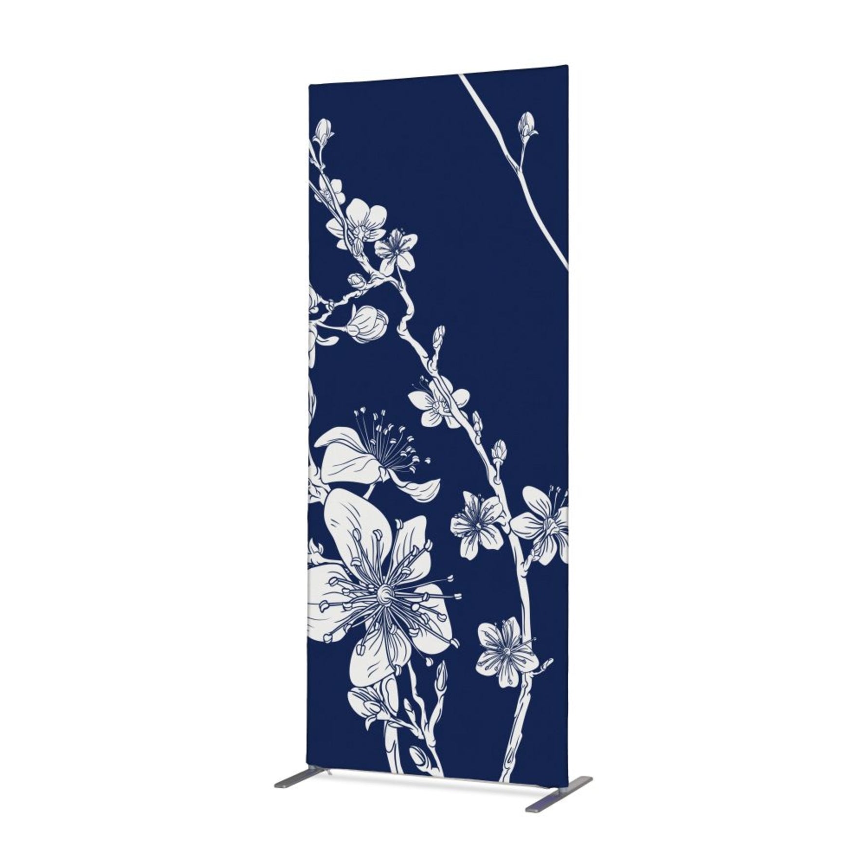 Showdown® Displays Trennwand Abstrakte Japanische Kirschblüte 100 x 200 x 45 cm (B x H x T) – Produktbild 6