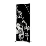 Showdown® Displays Trennwand Abstrakte Japanische Kirschblüte 100 x 200 x 45 cm (B x H x T)