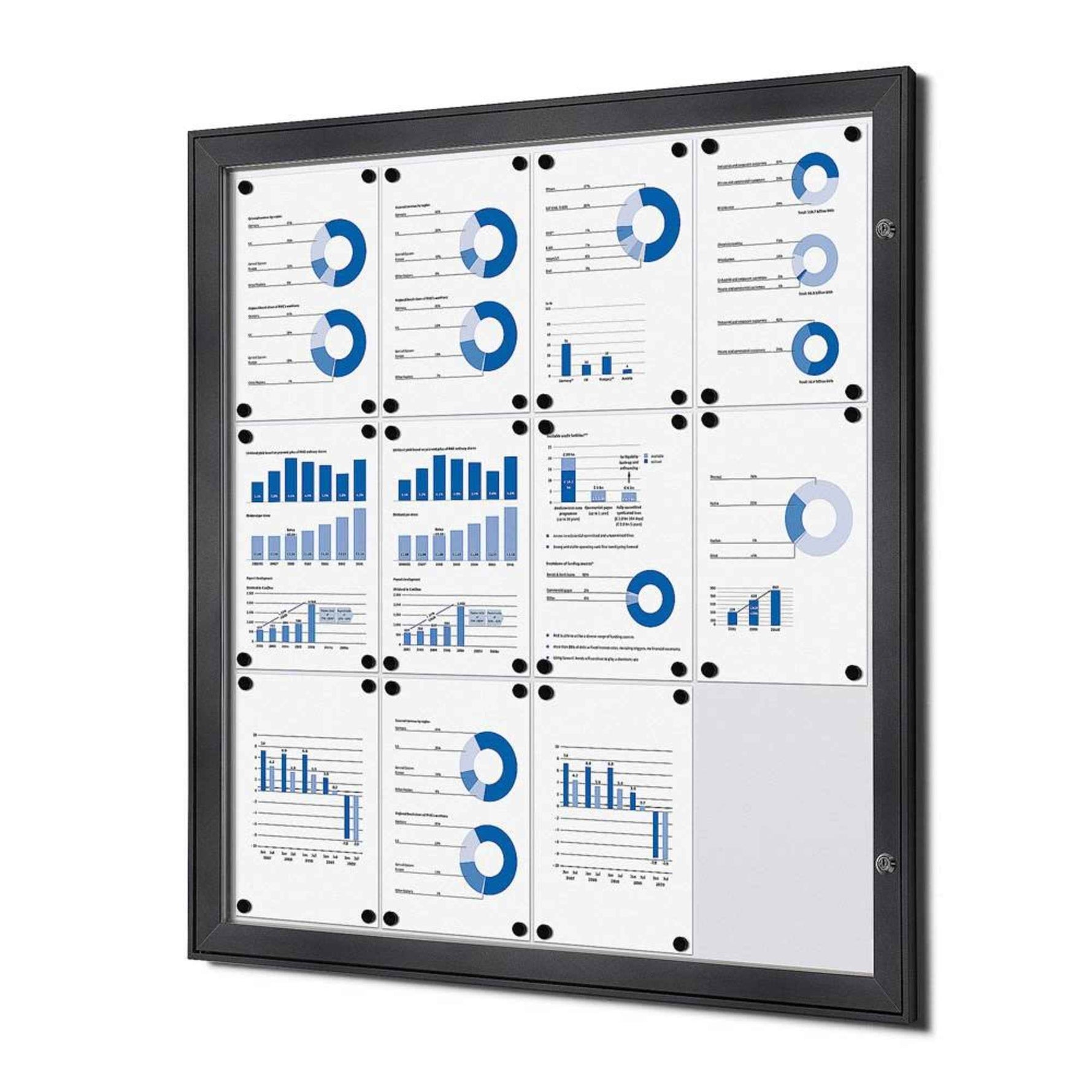 Showdown® Displays Schaukasten 12 x DIN A4