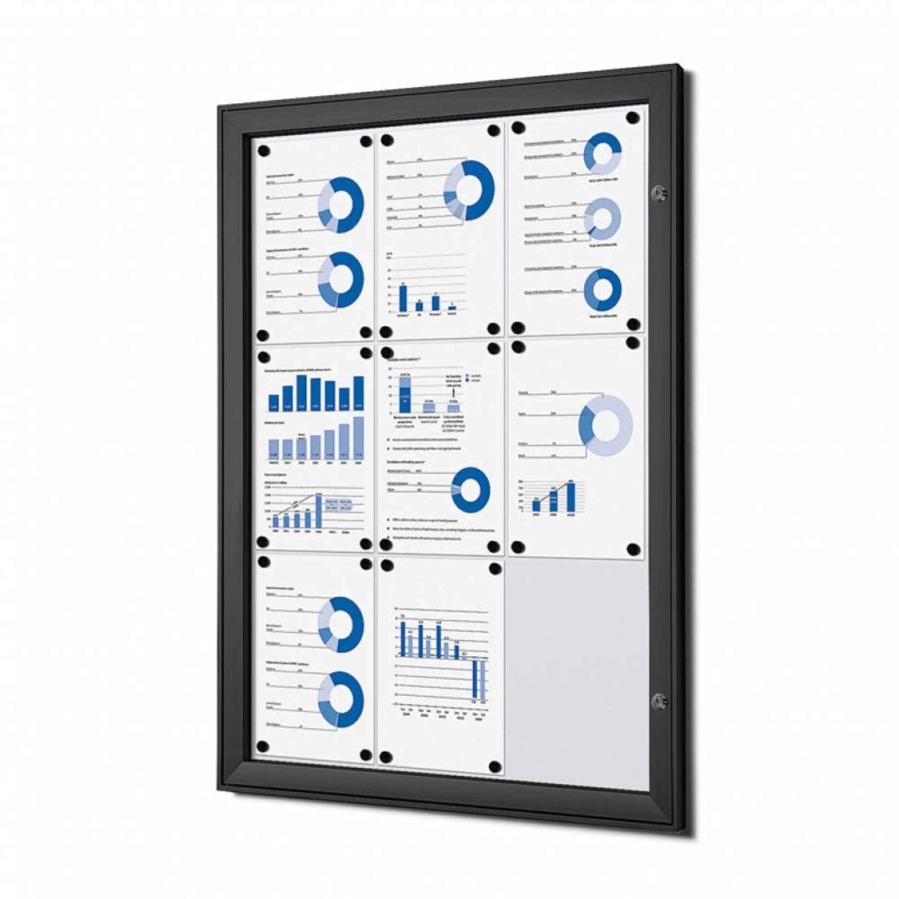 Showdown® Displays Schaukasten 9 x DIN A4