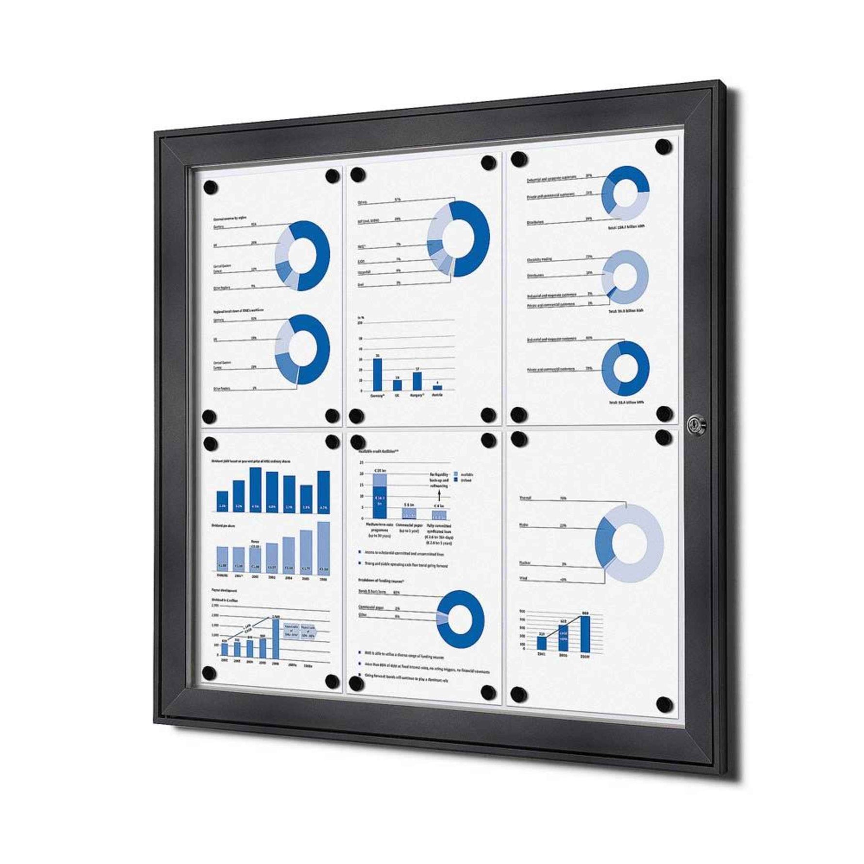 Showdown® Displays Schaukasten 6 x DIN A4
