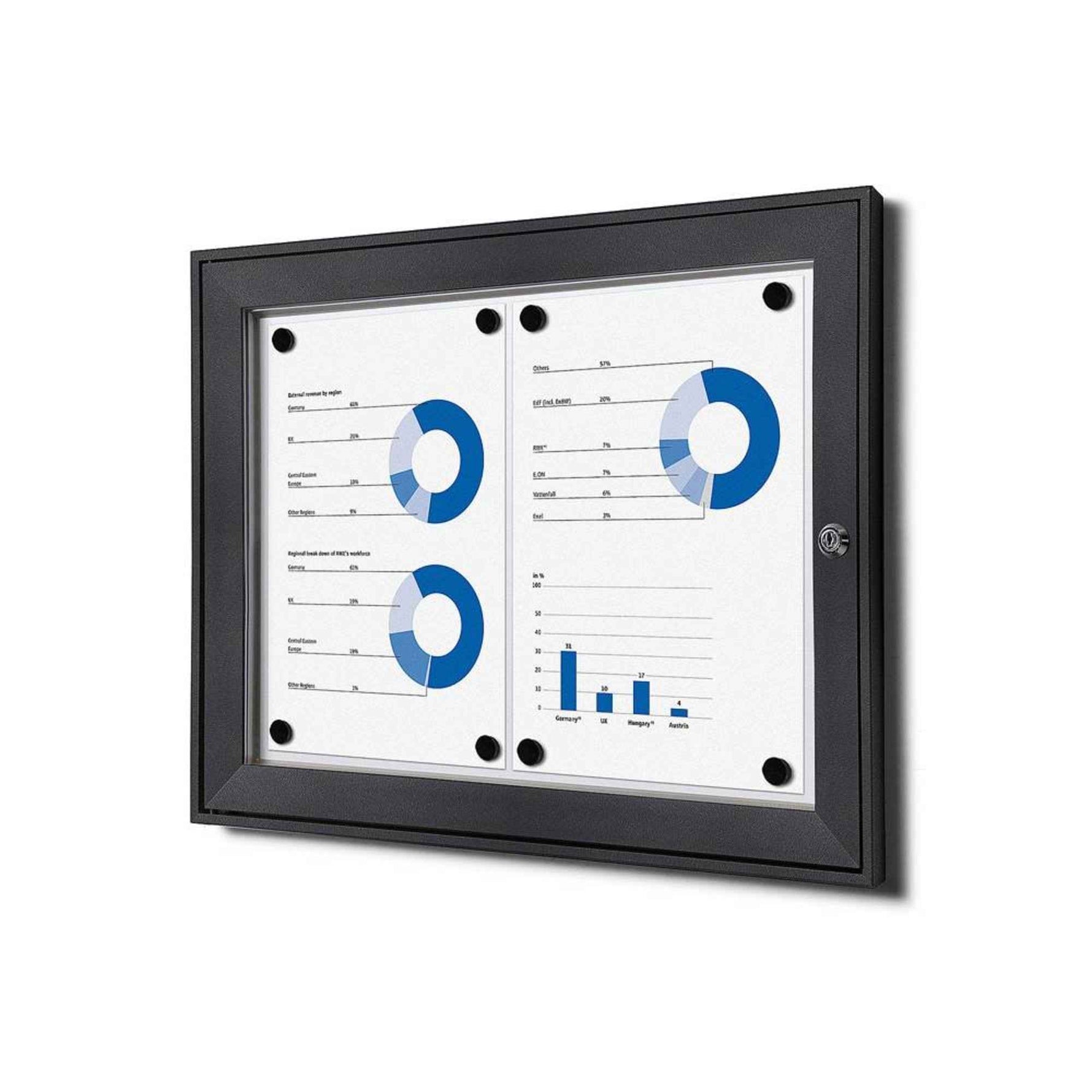 Showdown® Displays Schaukasten 2 x DIN A4