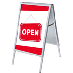 Showdown® Displays Kundenstopper DIN A1 Open