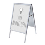 Showdown® Displays Kundenstopper DIN A1 Hier Anmelden - Wiepa Bürofachpartner