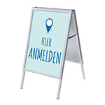 Showdown® Displays Kundenstopper DIN A1 Hier Anmelden