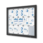 Showdown® Displays Schaukasten Outdoor 15 x DIN A4