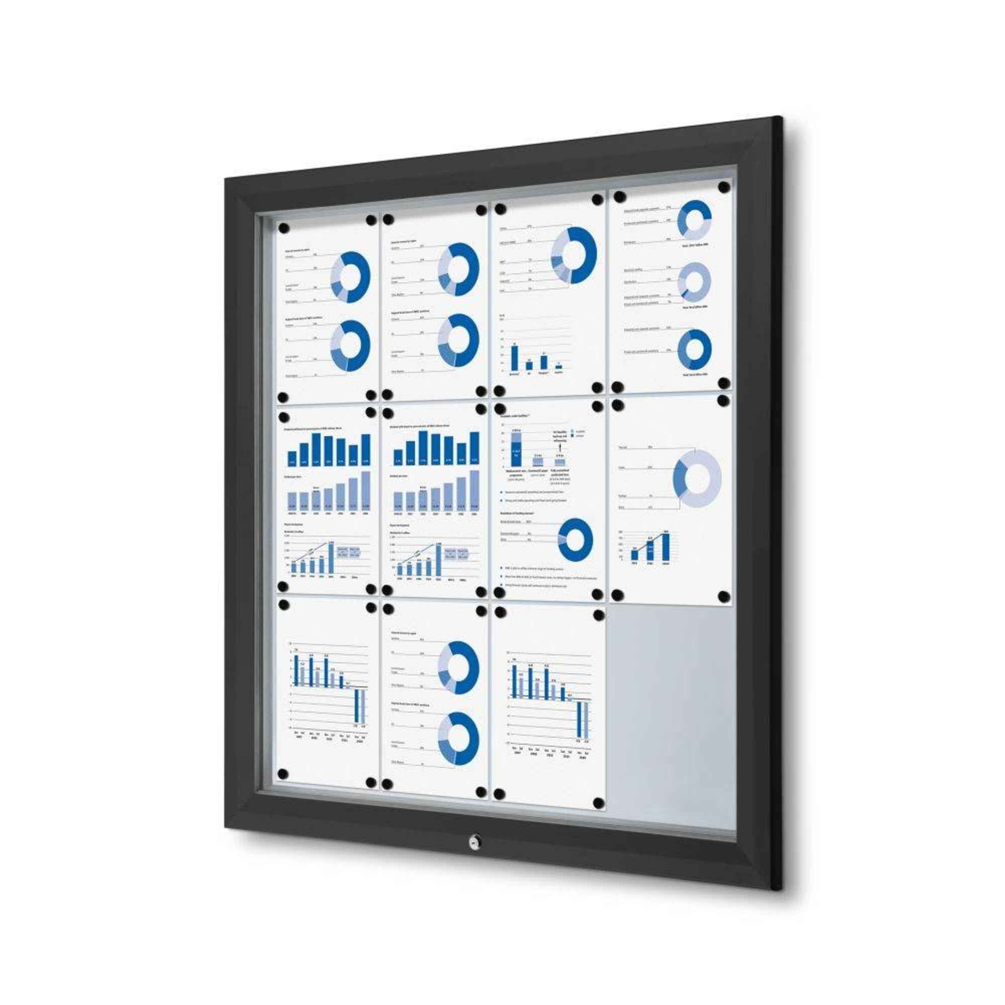 Showdown® Displays Schaukasten Outdoor 12 x DIN A4