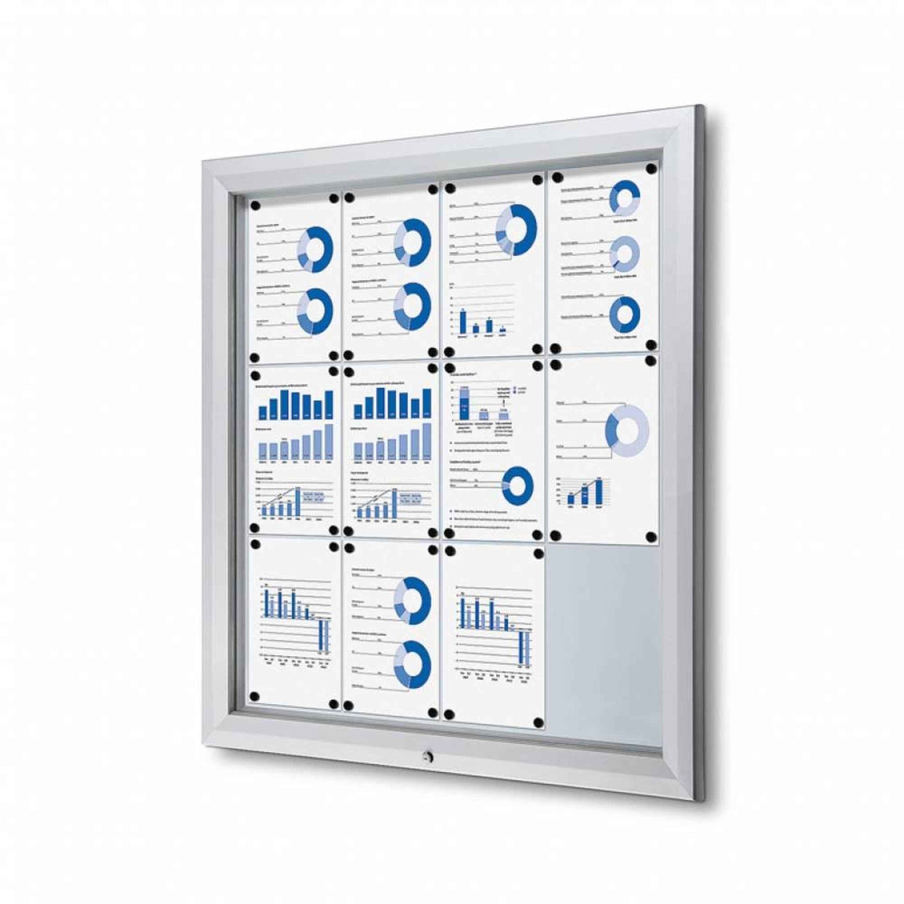 Showdown® Displays Schaukasten Outdoor 12 x DIN A4