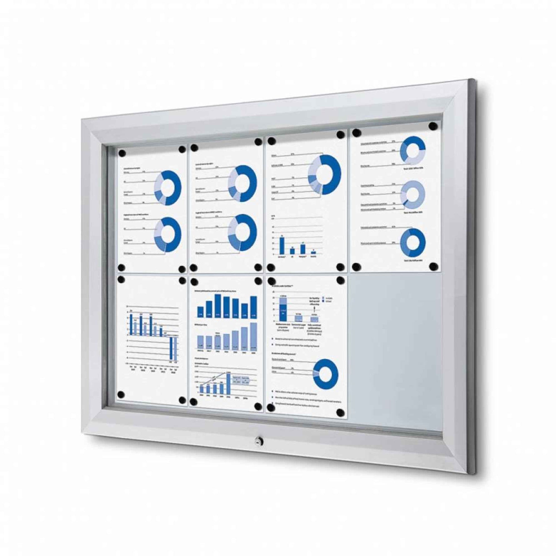 Showdown® Displays Schaukasten Outdoor 8 x DIN A4