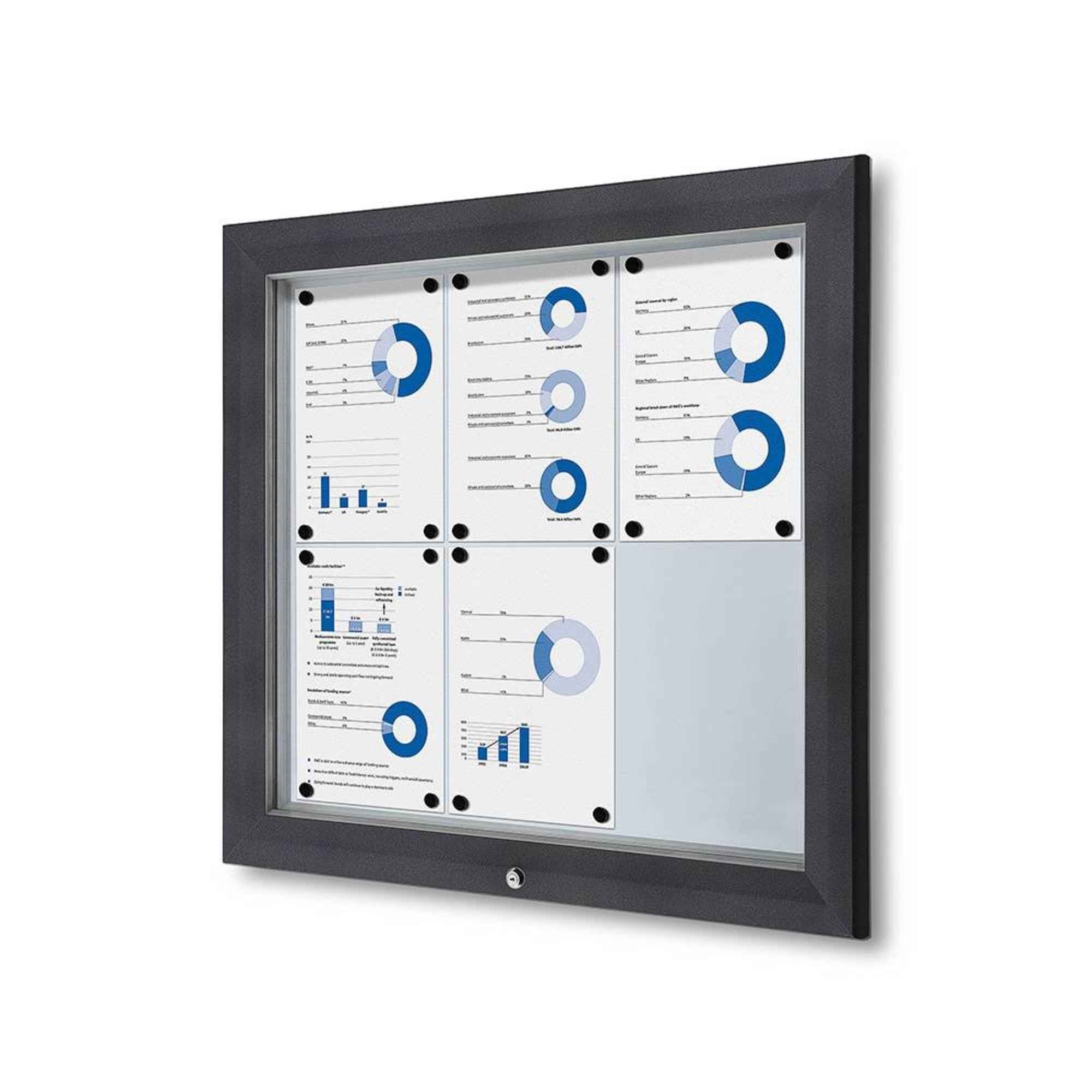 Showdown® Displays Schaukasten Outdoor 6 x DIN A4