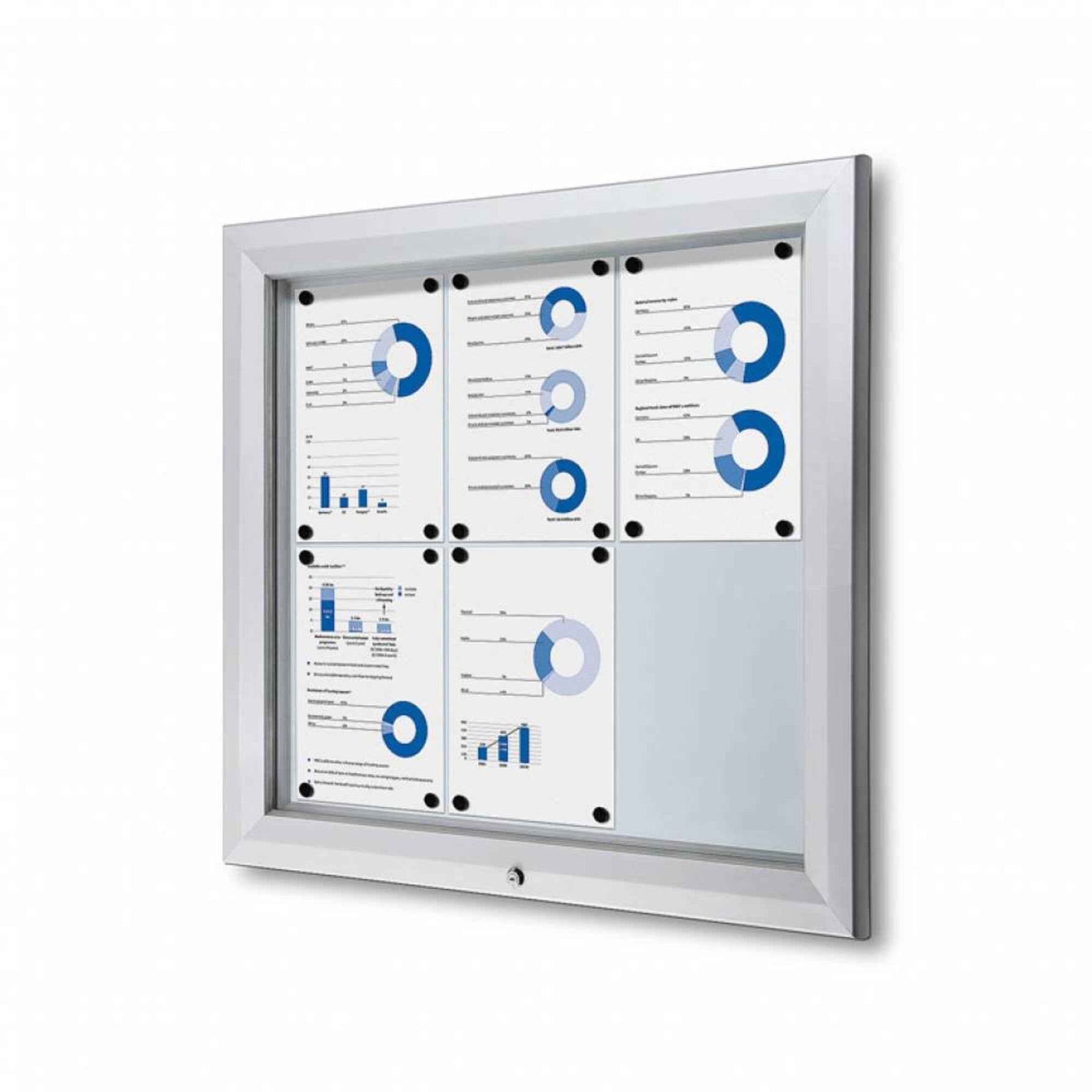 Showdown® Displays Schaukasten Outdoor 6 x DIN A4