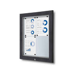 Showdown® Displays Schaukasten Outdoor 4 x DIN A4