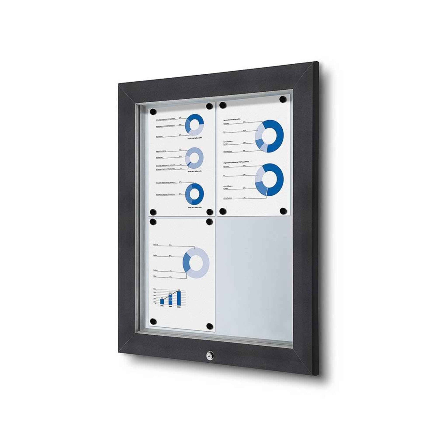 Showdown® Displays Schaukasten Outdoor 4 x DIN A4