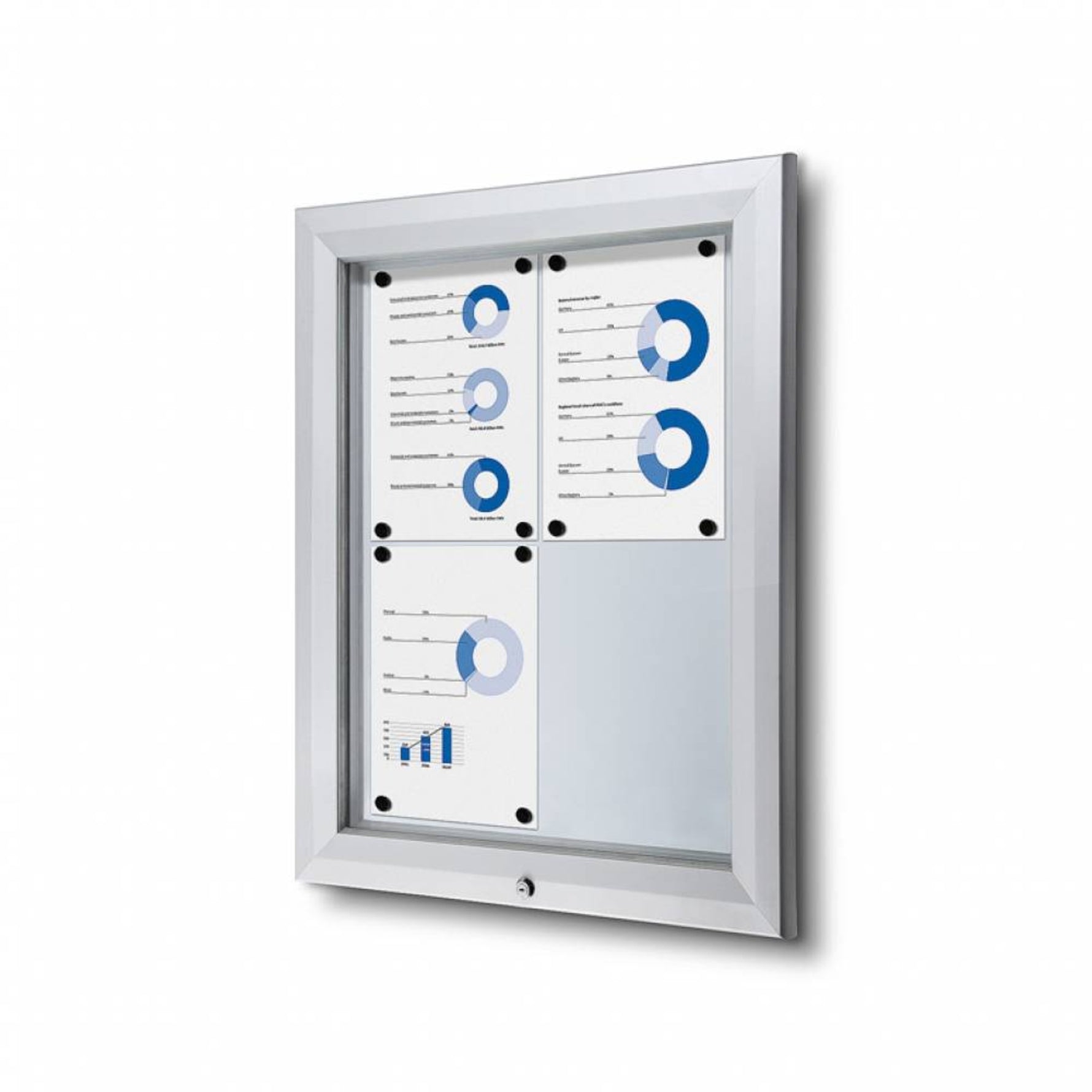 Showdown® Displays Schaukasten Outdoor 4 x DIN A4 - Wiepa Bürofachpartner