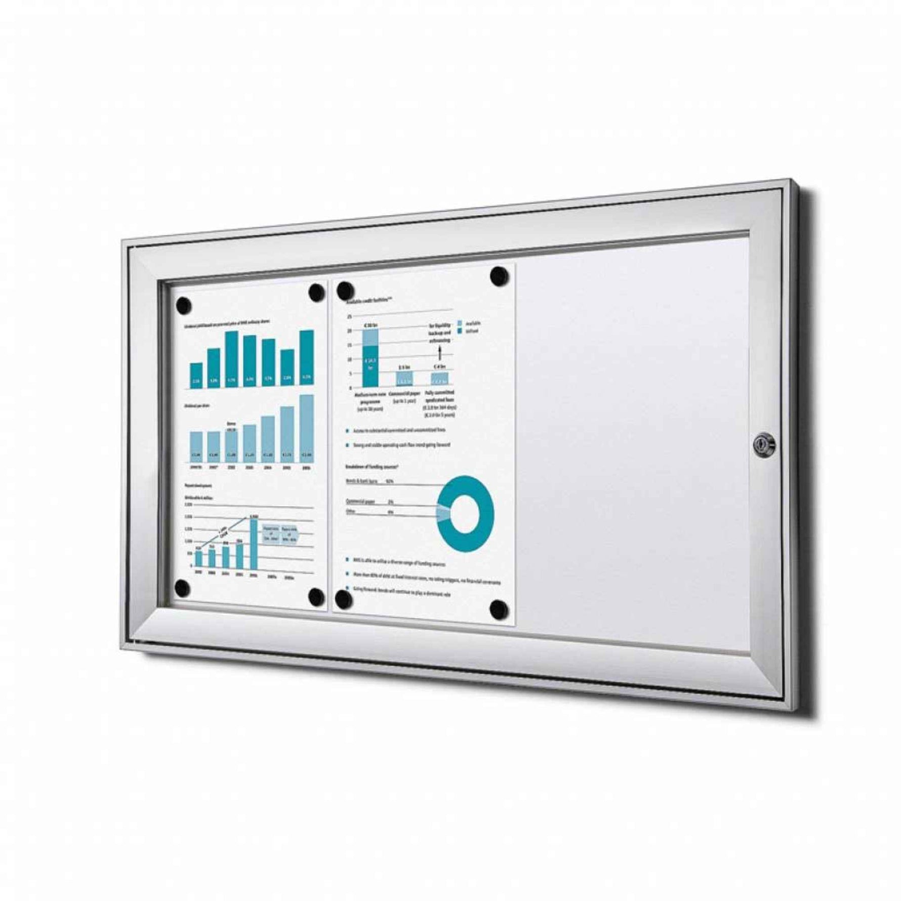 Showdown® Displays Schaukasten 3 x DIN A4