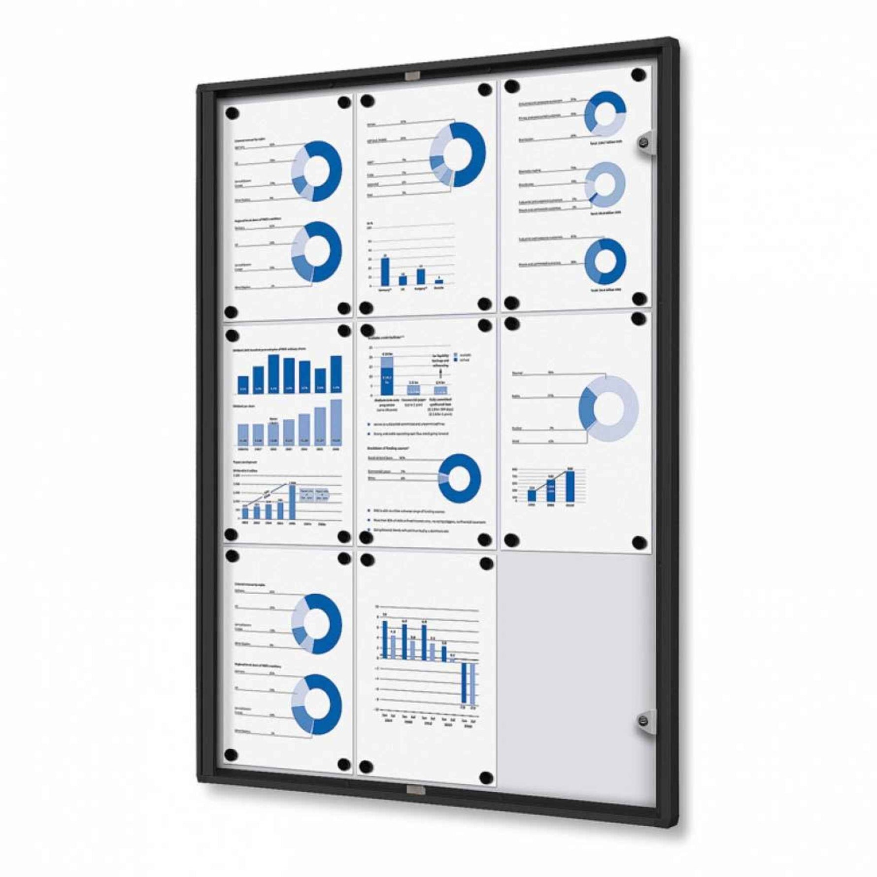 Showdown® Displays Schaukasten Economy 9 x DIN A4