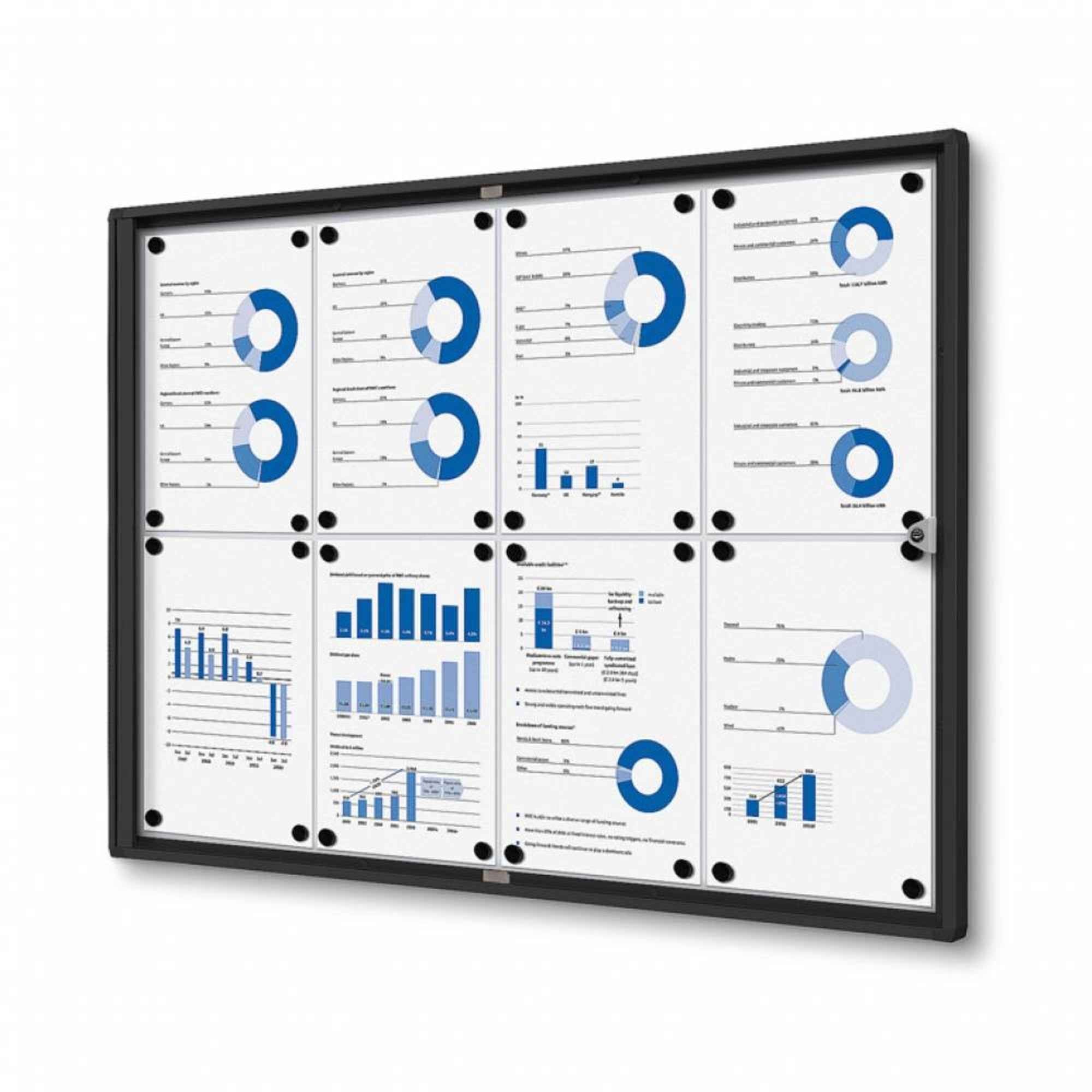 Showdown® Displays Schaukasten Economy 8 x DIN A4