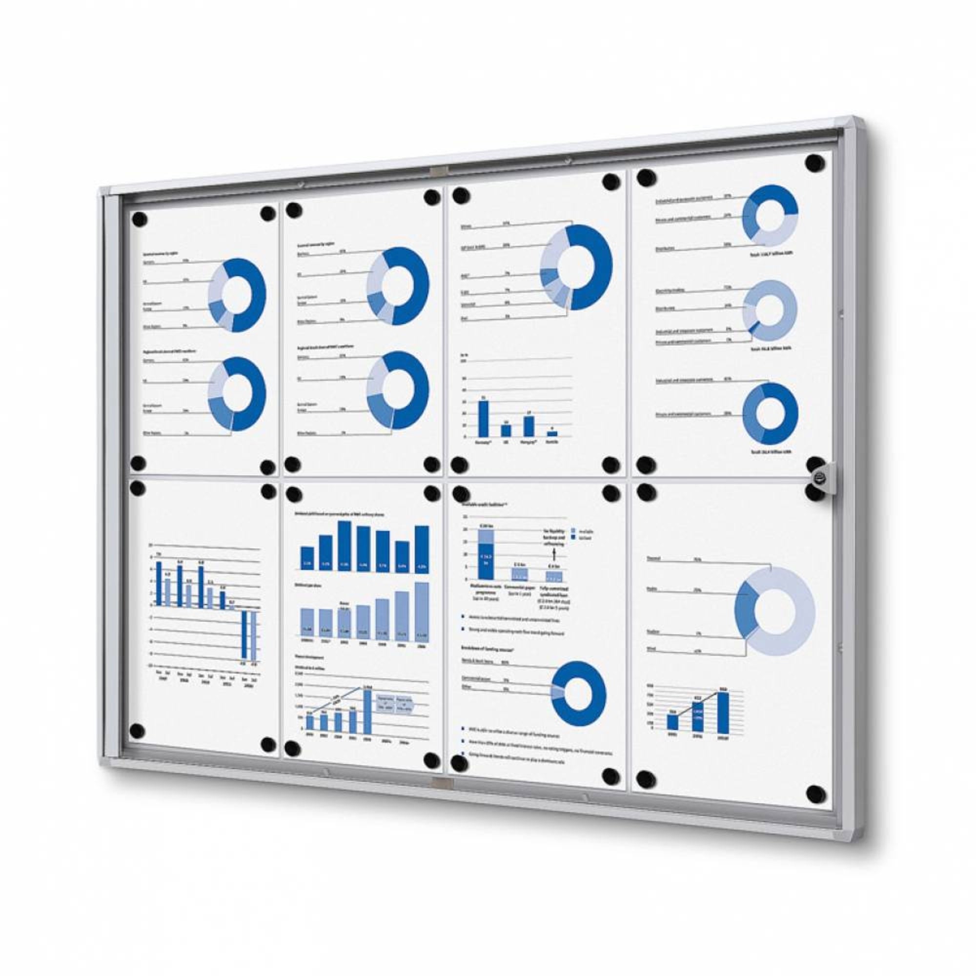 Showdown® Displays Schaukasten Economy 8 x DIN A4 - Wiepa Bürofachpartner
