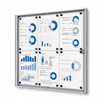 Showdown® Displays Schaukasten Economy 6 x DIN A4 - Wiepa Bürofachpartner