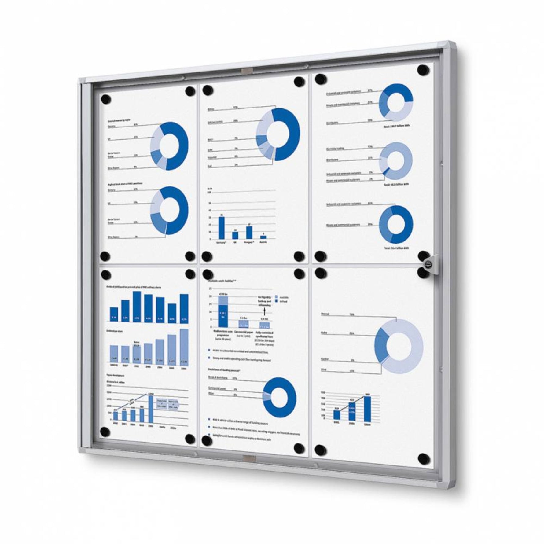 Showdown® Displays Schaukasten Economy 6 x DIN A4 - Wiepa Bürofachpartner