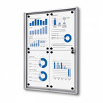Showdown® Displays Schaukasten Economy 4 x DIN A4 - Wiepa Bürofachpartner