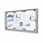 Showdown® Displays Schaukasten Economy 3 x DIN A4 - Wiepa Bürofachpartner