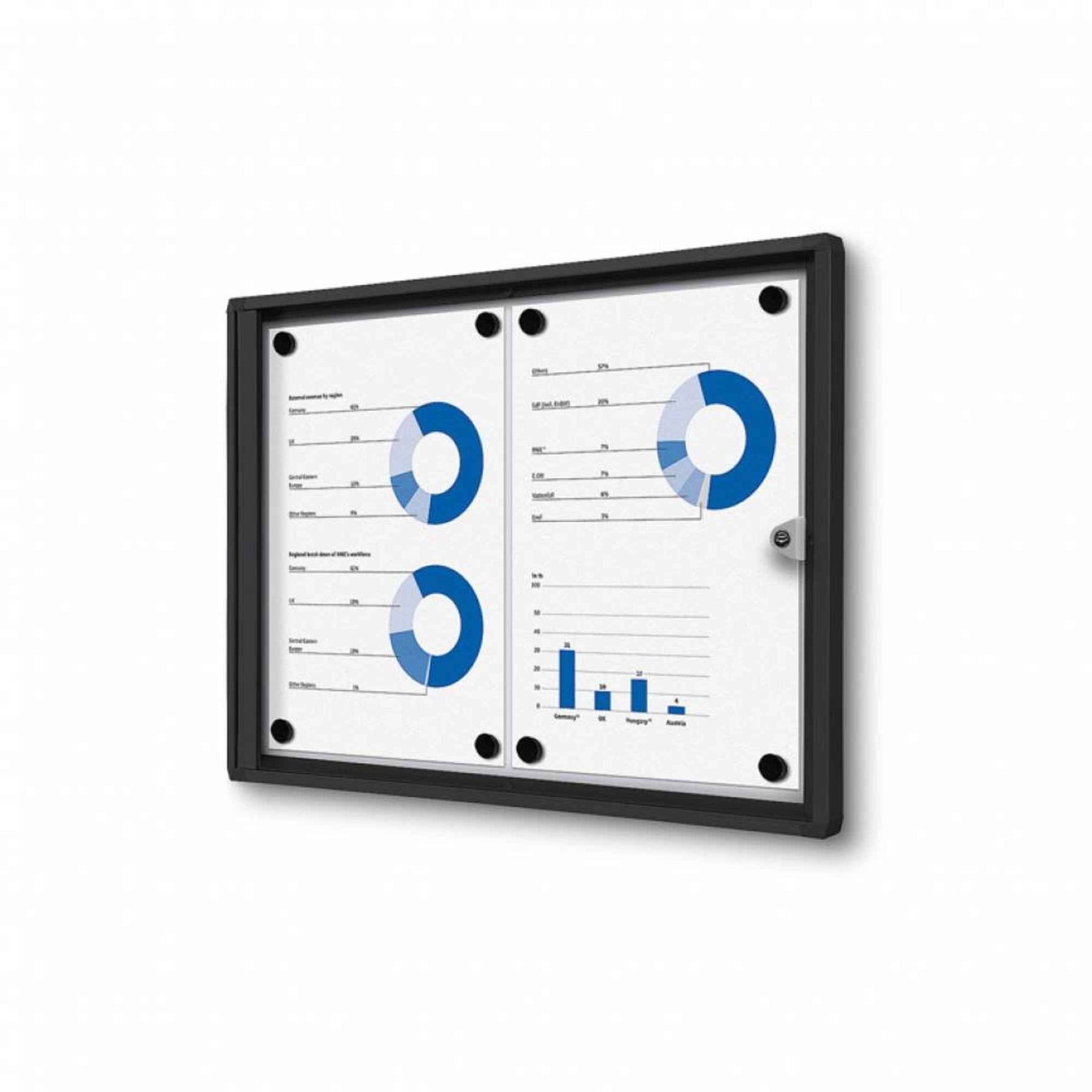 Showdown® Displays Schaukasten Economy 2 x DIN A4