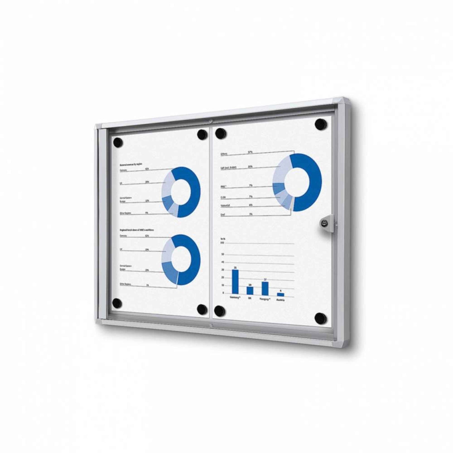 Showdown® Displays Schaukasten Economy 2 x DIN A4