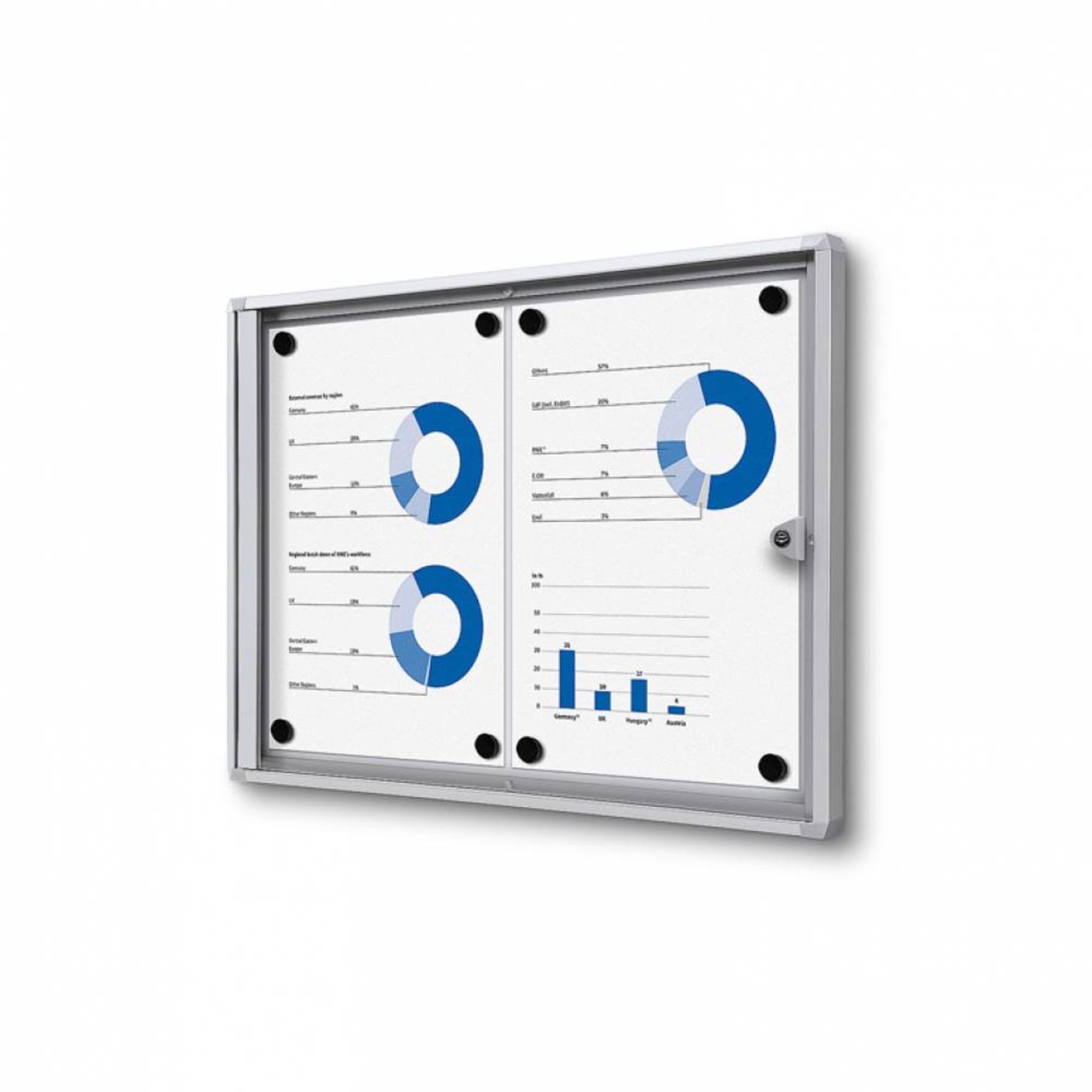Showdown® Displays Schaukasten Economy 2 x DIN A4 - Wiepa Bürofachpartner