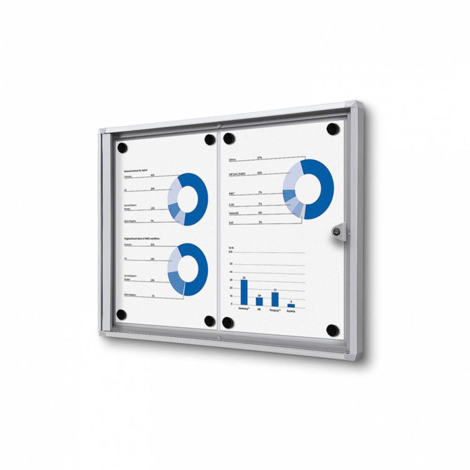 Showdown® Displays Schaukasten Economy 2 x DIN A4 - Wiepa Bürofachpartner
