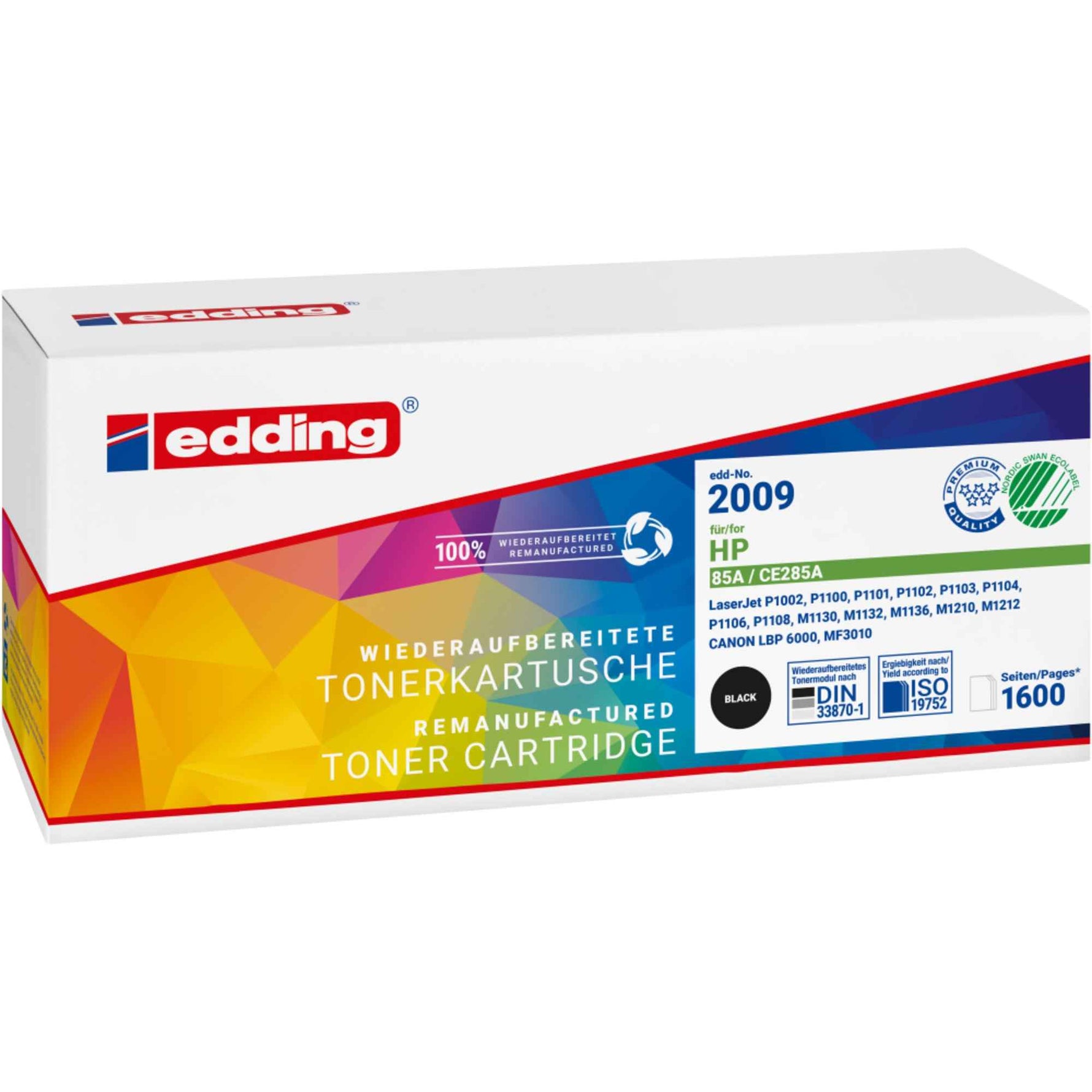 edding Toner Kompatibel mit HP 85A schwarz