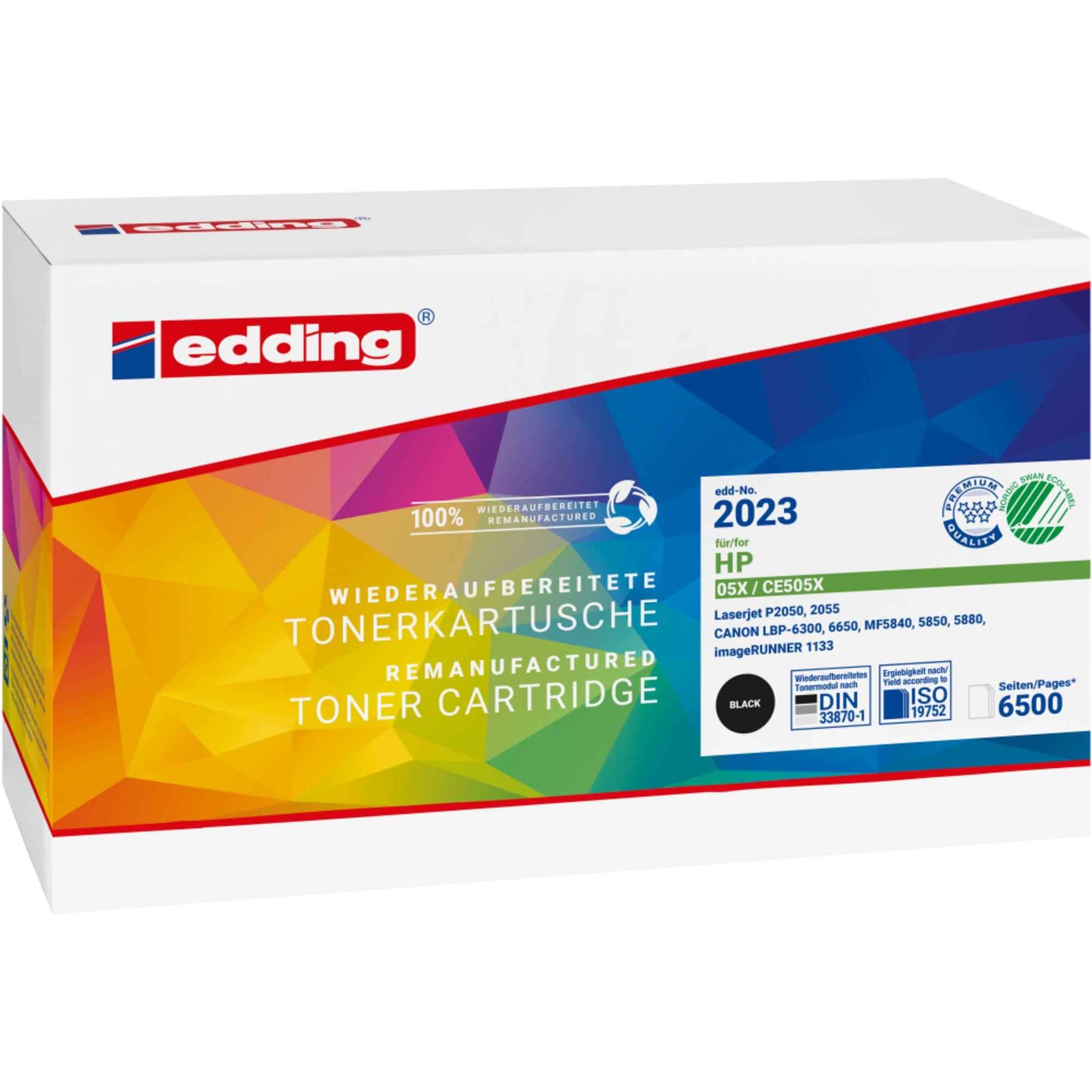 edding Toner Kompatibel mit HP 05X schwarz