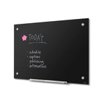 Showdown® Displays Glasboard Scritto® schwarz - Wiepa Bürofachpartner