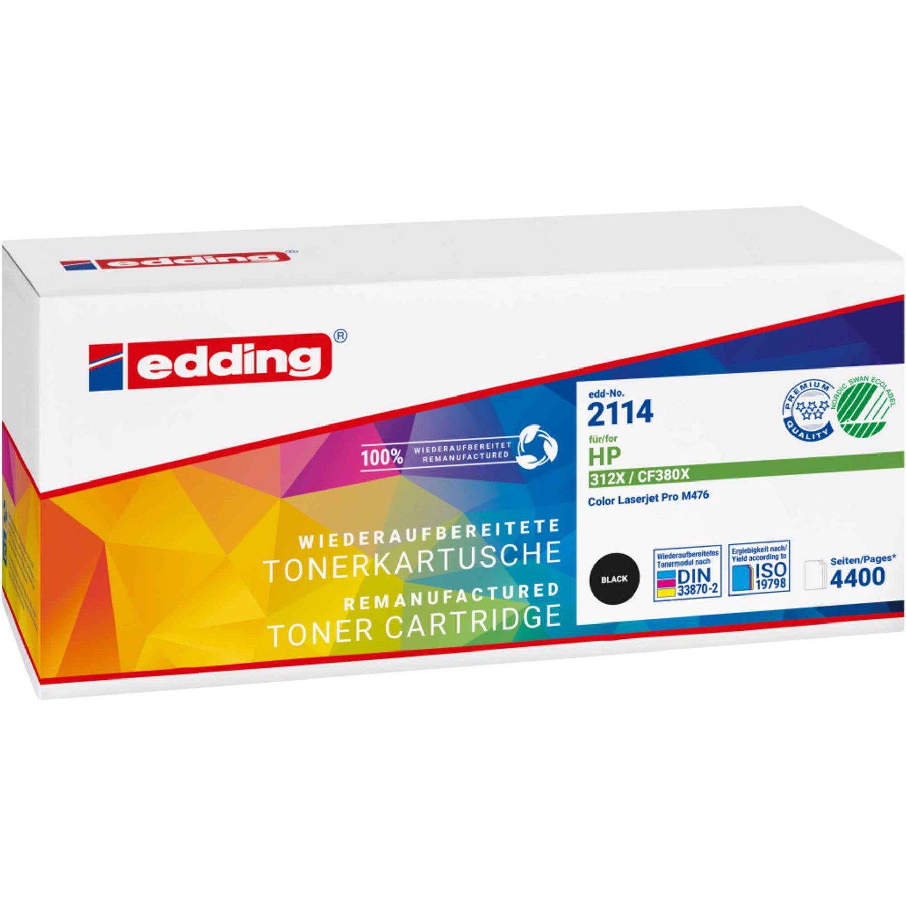 edding Toner Kompatibel mit HP 312X schwarz