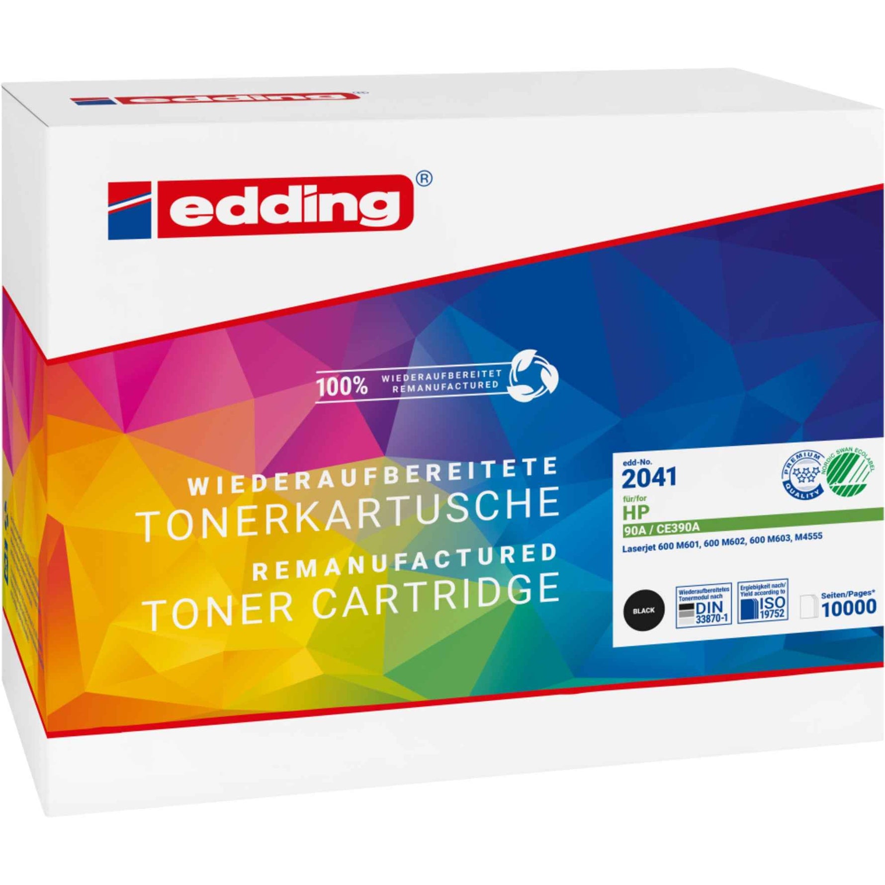 edding Toner schwarz Kompatibel mit HP 90A