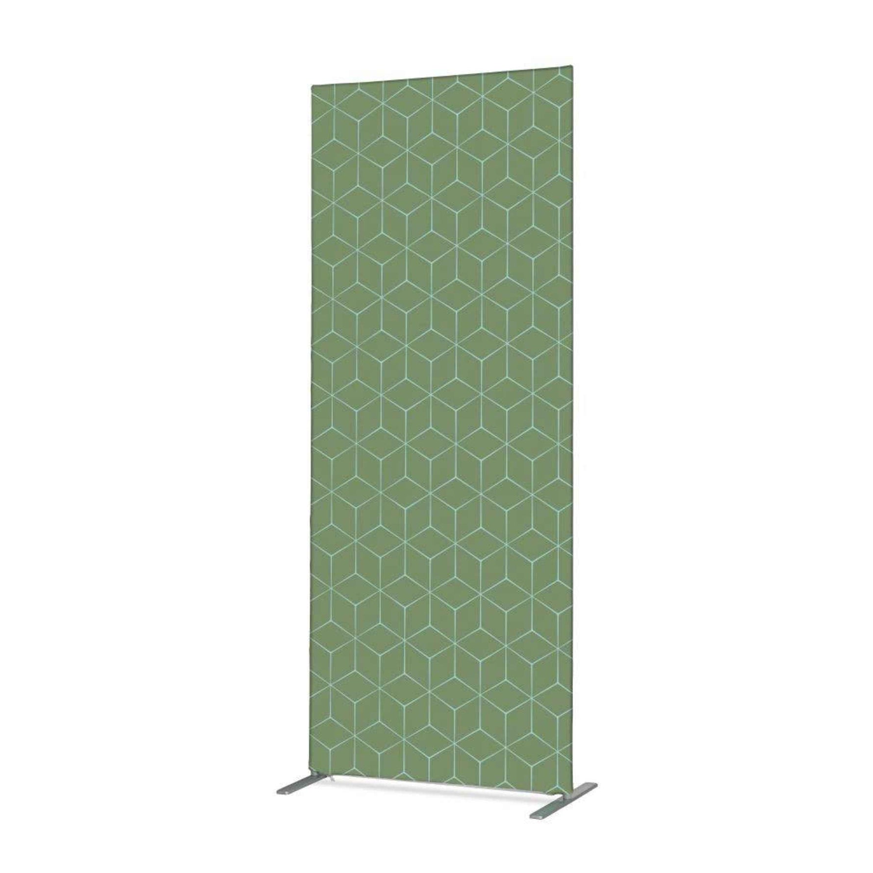Showdown® Displays Trennwand Hexagon 85 x 200 x 45 cm (B x H x T)