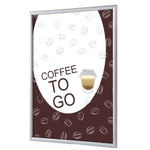 Showdown® Displays Bilderwechselrahmen DIN A1 Coffee To Go